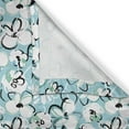 thumbnail image 4 of Ambesonne Floral Valance Pack of 2, Random Brush Stroke Motifs, 54"X12", Turquoise Sky Blue, 4 of 5