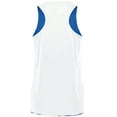 thumbnail image 4 of Augusta Ladies Tricot Mesh Reversible 2.0 Jersey 163 Royal/White Xl, 4 of 7