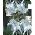 thumbnail image 4 of Coolnut Mailbox Cover Beautiful White Unicorns Post Mail Box Cover Magnetic Mail Wraps Cover Standard Size 20.7" L x 18" W, 4 of 5