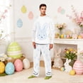 thumbnail image 5 of Easter Matching Pajama Set for Family Easter Matching Pajama Set Easter Matching Pj Set Family Easter Matching Pj Set Family Pajama Sets Bunny Themed Family Clothes for Your Family Members, Men-M, 5 of 5