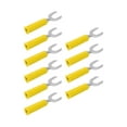 thumbnail image 1 of Fork Spade Wire Connectors Y Spade Plug Connector Electrical Fork Spade Wire Connector U Type Wire Connector Banana Plug Adapter 10pcs Fork Spade Banana Plug Wire Connectors Brass, 1 of 8