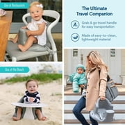 Upseat Baby Floor Seat Booster Chair for Sitting Up with Removable Tray