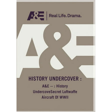 A&E - History Undercovesecret Luftwaffe Aircraft Of Wwii (DVD), A&E, Documentary