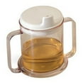 thumbnail image 2 of Clear Mug 2 Handled Sippy Cup Drinking Cup for Kids Adults Elderly, 2 of 8