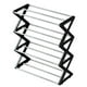 thumbnail image 3 of Zapatero organizador de 4 niveles con forma de 42 x 18,5 x 49,5 cm, fácil de encontrar y con visibilidad, elegante y multifuncional, con ventilación. Negro, 3 of 8