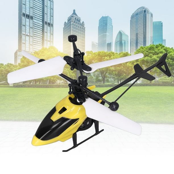 Avión Mini Helicóptero RC, Tratamiento De Refuerzo De Velocidad De Rotación Estable, Juguete De Helicóptero De Inducción Resistente A Caídas Luminosas