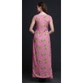 thumbnail image 4 of Bimba Butterfly Printed Front Slit Sleeveless Summer Spring Long Women BeachÂ&nbsp;Dress-Large, 4 of 5