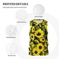 thumbnail image 3 of Sikiie Sunflowers In Vintage Basketball Jersey Reversible Men's Mesh Athletic Sports Shirts Training Practice S-4XLMedium, 3 of 6