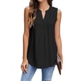 thumbnail image 4 of LYMAYTER Women Tees Summer Fallow All Match Tees Tops for Female Fashion Pullover Soft Loose Tees Tops S-2XL, 4 of 8