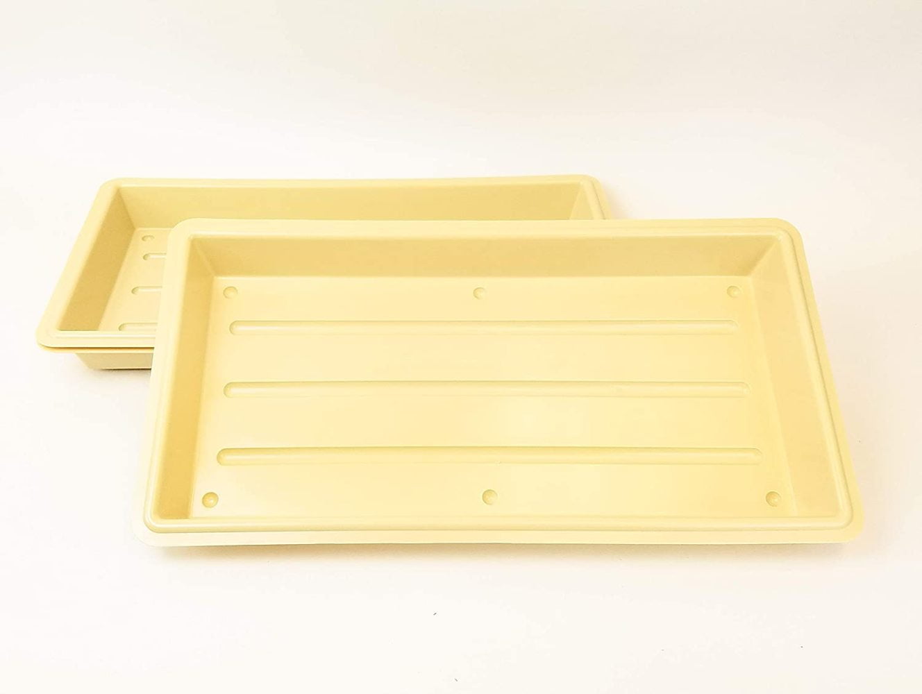 Large PermaNest Plant Trays 22 7/8 x 12 x 2 1/4 inches Tan (4