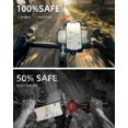 thumbnail image 4 of Soporte de teléfono para motocicleta Delobon con cierre de seguridad para 4.7-7.0, 4 of 6