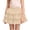 Beige, variant on Girls' Ruffle Tulle Mini Skirt High Waist Elastic Waist A Line Princess Tutu Skirt