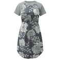 thumbnail image 3 of ZTTD Womens Maternity Casual Short Sleeve Nursing Dress Nightdress for Breastfeeding, 3 of 9