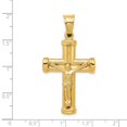 thumbnail image 2 of 14k Yellow Gold Reversible Crucifix /Cross Pendant, 2 of 3