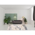 thumbnail image 6 of 8' X 10' Ivory Gray And Blue Abstract Area Rug, 6 of 6