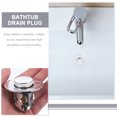 thumbnail image 4 of Shisuyan Bathroom Accessories Copper Square Drain Plug 2Pcs 6x0.3937in, 4 of 9