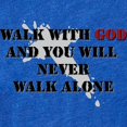 thumbnail image 2 of CafePress - Walk With God - Cute Infant Baby Football Bodysuit, 2 of 3