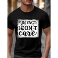 thumbnail image 3 of Camiseta de manga corta para hombre, estilo casual, con letras modernas y cuello redondo, 3 of 8