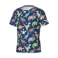 thumbnail image 3 of Rocae Dinosaur for Men's Moisture-Wicking Crew Tee - T-Shirt for Sports, Outdoor Activities, and Casual WearXX-Large, 3 of 9