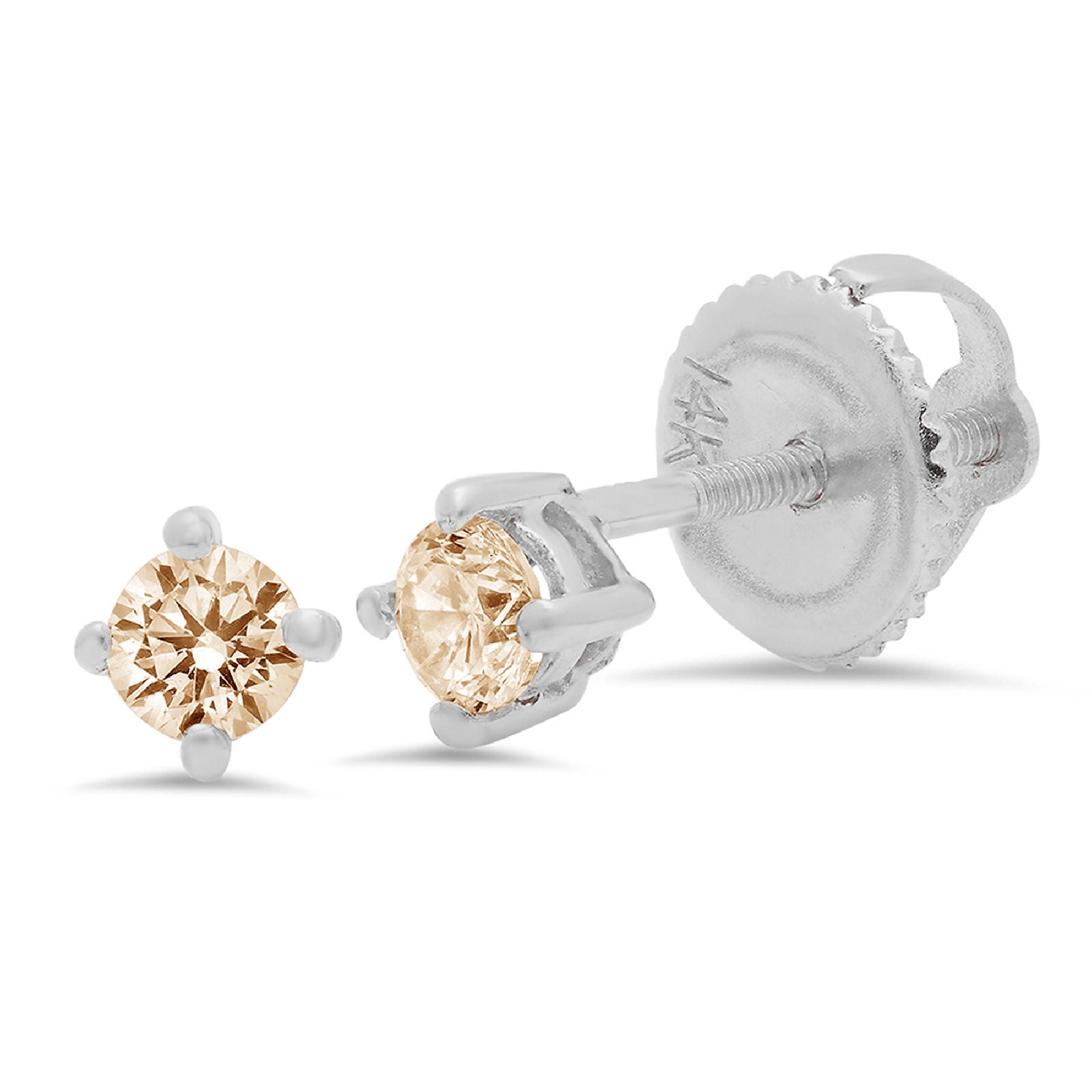 Details about   10K White Gold Finish Round-Cut Diamond Bridal Wedding Engagement Ring Set 3.0CT 