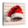 thumbnail image 2 of Creative Products Painterly Santa Hat 16 x 16 Canvas Wall Art, 2 of 5