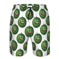 thumbnail image 4 of Kdxio Happy Watermelon Pattern Mens Casual Shorts - Drawstring Summer Beach Sports Shorts for Men, 4 of 9