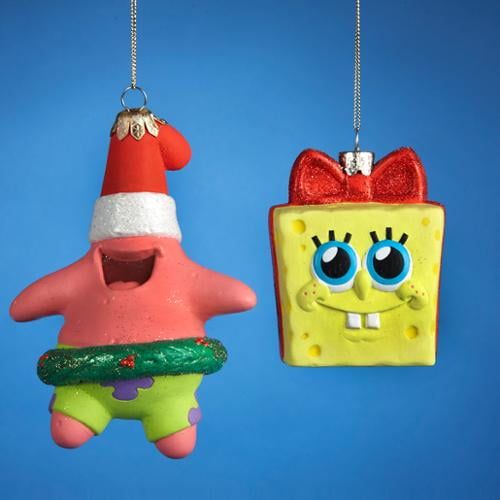 Spongebob Squarepants Ornament Bundle Patrick & Spongebob 