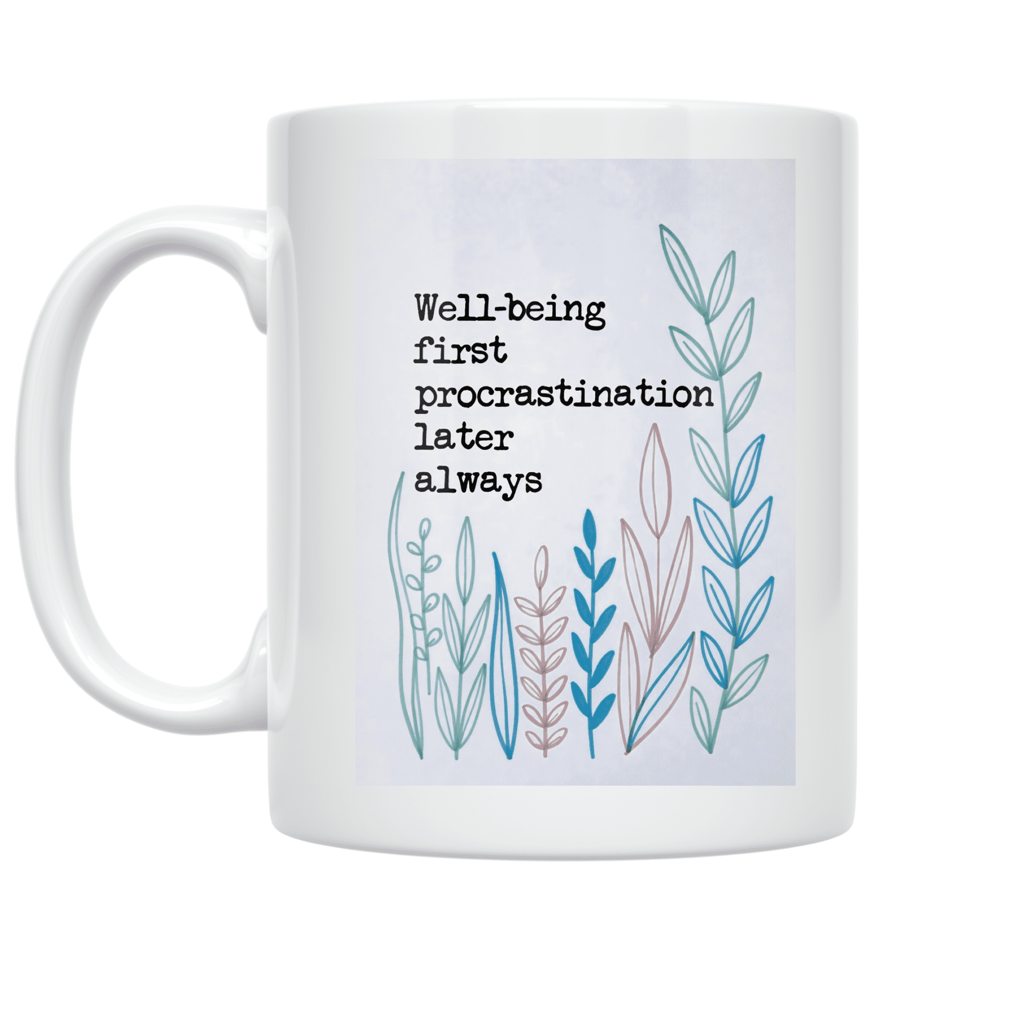 Mindful Learning Art - Wellness Advocate - 11 oz Ceramic Coffee Mug