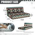 thumbnail image 2 of Pzuqiu RV Dinette Cushion Covers Soft Washable RV Dinette Seat Covers Replacement Sofa Cushion Slipcovers for Camper Car Bench Seats, Ethnic Style, 2 of 7