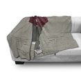 thumbnail image 3 of Modern Soft Flannel Fleece Blanket, Hipster Tiger in Sportswear Taking a Walk Adaptation to Urban City Theme, Cozy Plush for Indoor and Outdoor Use, 50" x 70", Ruby Sage Green Black, by Ambesonne, 3 of 6
