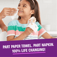 Vanity Fair Extra Absorbent Disposable Paper Napkins, White, 80 Count