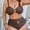 Coffee, variant on Plus Size High Waist Two Piece Bikini Set, Twist Front Gold Starfish Decor Double Beaded Adjustable Straps Tummy Control Bathing Suit for Curvy Women Beach Spa Vacation