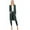 Hunter Green, variant on MOA COLLECTION Women's Solid Casual Loose Fit Long Sleeve Pocket Open Front Duster Cardigan