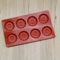 thumbnail image 5 of Silicone 8 Chrysanthemum Cake 8 Sunflower Cookie Flower Shape DIY Baking Tools/ Silicone 8-In-1 Chrysanthemum Cake Mold, 5 of 5