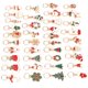 thumbnail image 5 of Anillos trenzados de Navidad, 38 piezas de rastas de Navidad, pelo de rastas de Navidad, bobina para hacer joyas, decoraciones, diseño elevado, 5 of 8