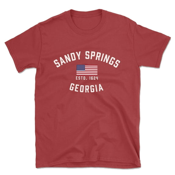 Sandy Springs Georgia Patriot Men's Cotton T-Shirt