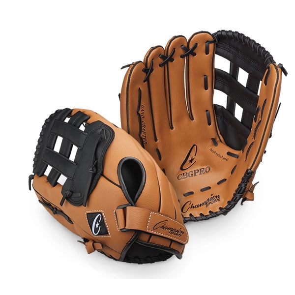 leather softball glove