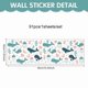 thumbnail image 3 of Pegatinas de animales marinos para refrigerador o baño | Decoración adhesiva de pared para habitación infantil | Pegatinas de vinilo electrostáticas removibles para el hogar, guardería y aula, 3 of 6