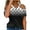 Black, variant on My Orders Cute Summer Tops for Women Floral Womens T Shirts Loose Plus Womens Workout Tops Loose Linen Crop Tops for Women Summer Semi Formal Shirts Yellow