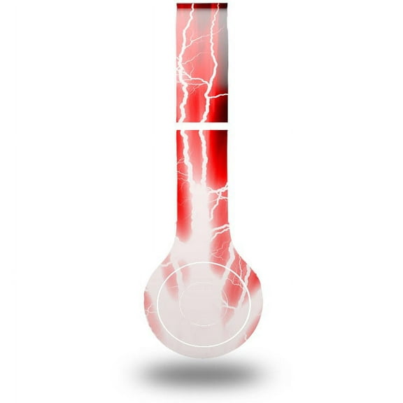 Skin Decal Wrap compatible with Original Beats Solo HD Lightning Red (HEADPHONES NOT INCLUDED)