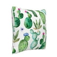 thumbnail image 2 of Bingfone Cactus Plants1 Linen Throw Pillow Covers Cushion Case Pocket Button Vintage Farmhouse Pillowcase For Sofa Couch Bed 18"X18", 2 of 9
