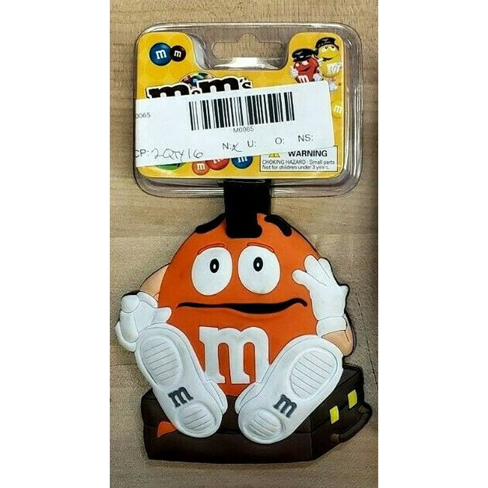 M&M M&M's Jumbo Luggage tag Orange