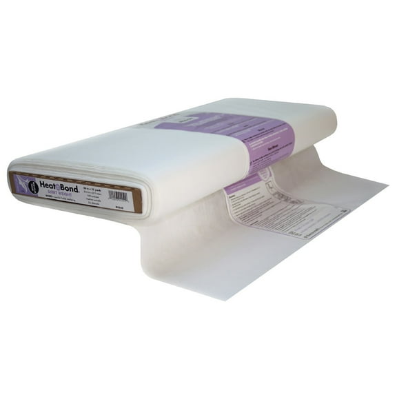 HeatnBond Fusible Shirt Weight Non-Woven Interfacing 20 inch x 25 yard, White