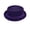 Dark Purple, variant on Mesh Retro Pork Pie Hat Lightweight Straw Cap Breathable Flat Top Hat for Ourdoor Army Green