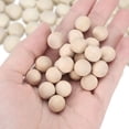 thumbnail image 3 of Uxcell 100 Packs Round Wood Balls 12mm Diameter Unfinished Solid Wooden Spheres, Natural Wood Craft Balls, 3 of 6