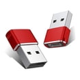 thumbnail image 1 of USB C Adapter 2 Packs C Type Female Head To Male Head Charger Converter, 1 of 5