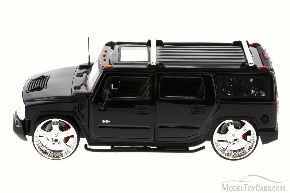 Hummer H2 SUV, Black - Jada 90403 - 1/24 Scale Diecast Model