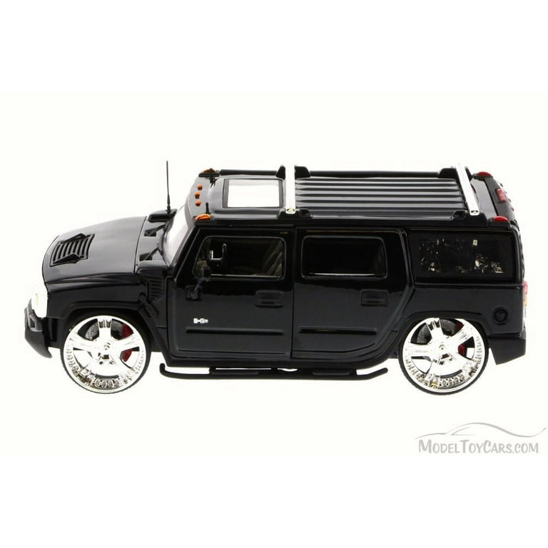 Hummer H2 SUV, Black - Jada 90403 - 1/24 Scale Diecast Model