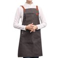 thumbnail image 1 of Coofit Tablier de Cuisine Créatif Polyvalent Tablier de Restaurant Tablier de Barista avec Poche, 1 of 10
