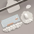 thumbnail image 3 of Keyboard Cloud Wrist Rest, Silicone Memory Foam Cloud Palm Rest Keyboard Ergonomic Mouse Wrist Support for Relieve Wrist & Arm Pain for PC Gaming Office Computer Laptop, 3 of 7